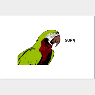 Great green macaw Comic Art Posters and Art